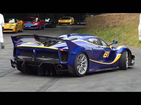 $4.0m Ferrari FXX K EVO In Action! LOUD Accelerations & Downshifts!