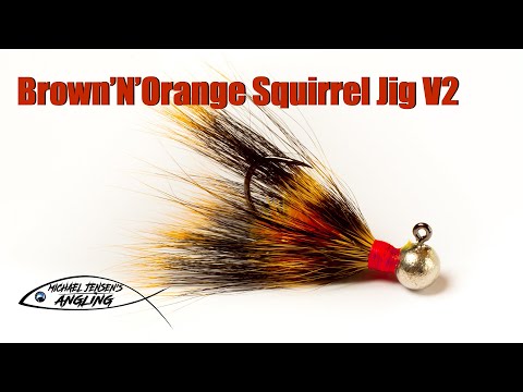 Brown'N'Orange Squirrel Jig V2 - classic hair jig...