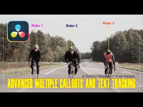Advanced Multiple Callouts and Text Tracking in DaVinci Resolve 17 Free Version