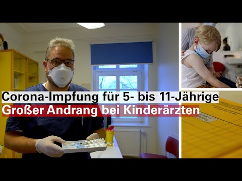 Corona-Impfung für Kinder: Großer Andrang bei Kinderärzten