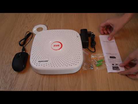 DVR 4 Canale Pentabrid 5 in 1 XVR full HD 5MP Eyecam EC-XVR4111 - www.1cctv.ro