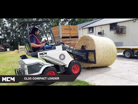 CL30 Bale Fork Attachment - Moving Bales Easily with this Multi-Loader