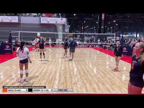 2023 USAV National Championship - Idaho Crush 14 Bower vs UNION 14-1 UA
