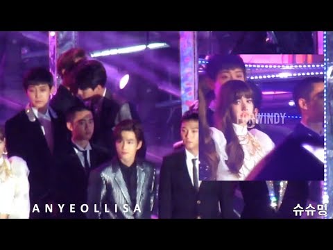 171225 SBS GAYO DAEJUN - CHANYEOL & LISA MOMENTS (CHANLISA) (WITH ANNOTATIONS!)