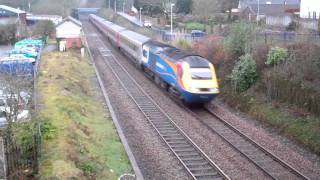 preview picture of video 'East Midlands Trains 43055 Working 1E63 At South Brent | 10/2/2012'