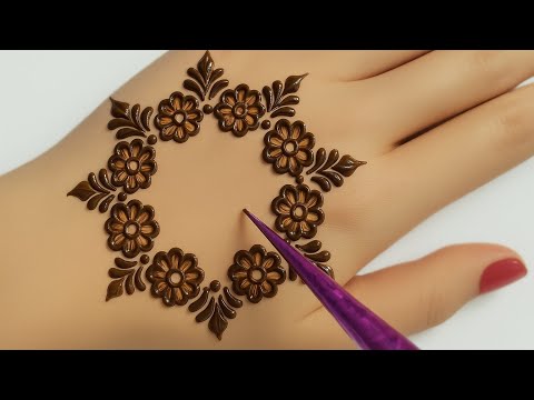 Beautiful Easy Floral Mehendi Design for Every Occasion | Simple & Stylish Henna Art