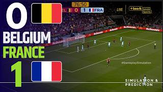 ⚽ Belgium 0-1 France [HIGHLIGHTS] UEFA Nations League 2026 ✅ | Match Simulation/Recreation