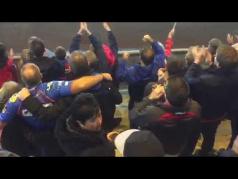 Scarlets v Sale crowd Singing