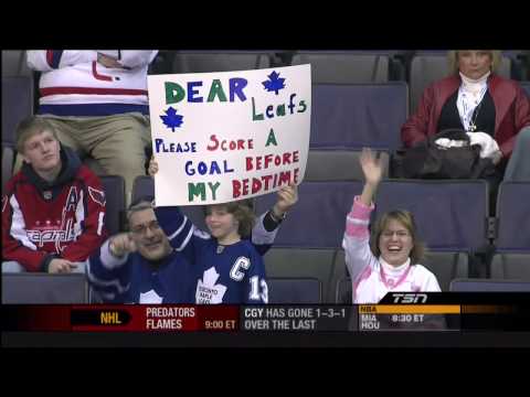 Tomas Kaberle Goal - Leafs 1 Capitals 4 - Jan 15th 2010 (HD)