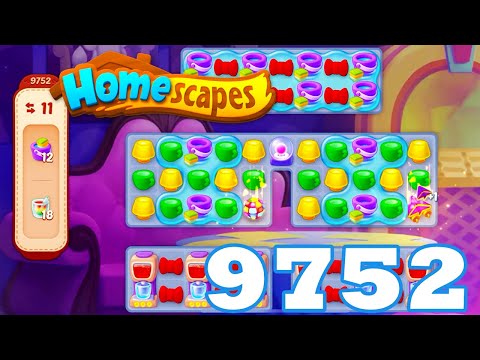 Homescapes Level 9752 HD 3 - match puzzle game | Gameplay Walkthrough | android | GameGo Game | IOS