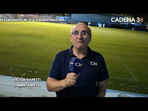 ESTUDIANTES consiguió su primer punto en Primera ante Argentinos en Río Cuarto | Por Victor Rapetti