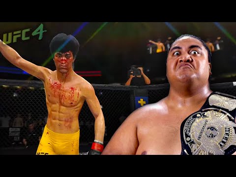 UFC4 | Bruce Lee vs. Fat Yokozuna (EA sports UFC 4) - Rematch