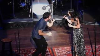 Lea Michele and Darren Criss singing Don&#39;t You Want Me in Columbus