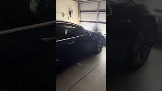 Tesla Model 3 - Using Summon and HomeLink to exit Garage