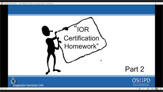 OSHPD Inspector of Record (IOR) Certification Code/Plans Questions - Fire Life Safety Plans - Part 2