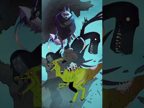 Death Wolf vs primal Genndy tartakovsky #shorts#primal#PussinPoots#Deathwolf#edit#battle