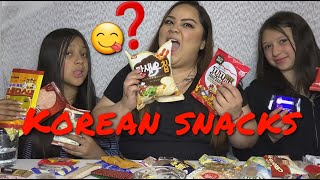 Eating Korean Snacks from Amazon!! First YT Video!