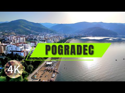 🇦🇱Pogradec, la città delle rose |Albania 2024| Riprese con il drone in 《4K》