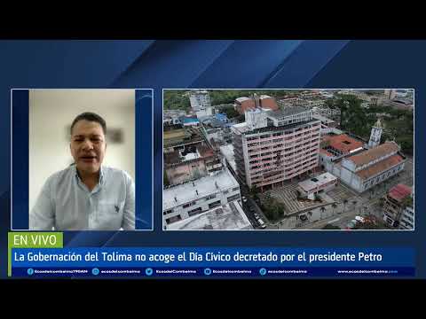 La Gobernación del Tolima, trabaja con normalidad a pesar de ser día cívico