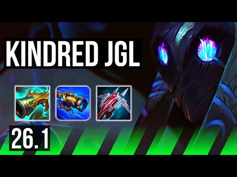 KINDRED vs WARWICK (JGL) | Perfect KDA: 16/0/4 | KR Diamond | 26.1