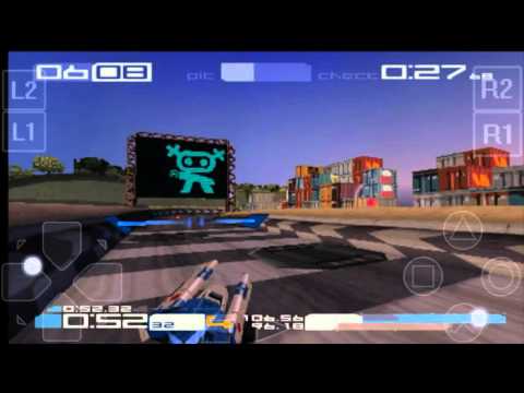 Wipeout 3: Special Edition in HD in ePSXe on my Android