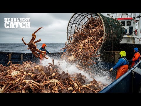 Inside the $3 Million King Crab Catch. From Deadliest Seas to Luxury Tables |  Fishing Documentary