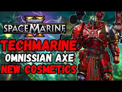 EVERY NEW Techmarine Cosmetics and Omnissian Axe Breakdown in Space Marine 2