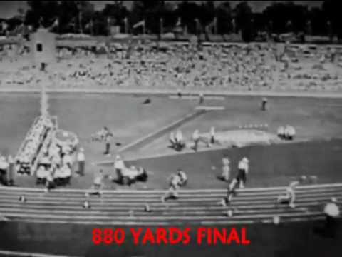 Peter Snell-880yds./Mile Double.1962 Commonwealth Games, Perth,Australia