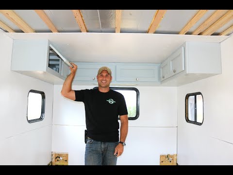 How to Build a DIY Travel Trailer - Interior Cabinets (Part 4)