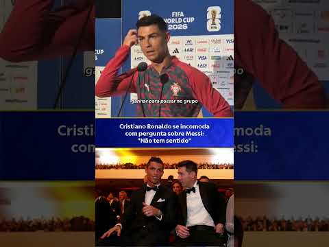 CR7 SE IRRITA COM PERGUNTA SOBRE MESSI | #shorts | Copa do Mundo 2026 | ge.globo