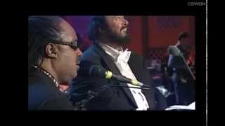 Pavarotti &amp; Stevie Wonder - Peace Wanted Just To Be Free(with English &amp; Persian Subtitle)