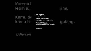 Download lagu Aku tak lagi tertipu—kebiasaanmu lebih jujur dari janjimu #RealitaHubungan  #HargaDiri mp3