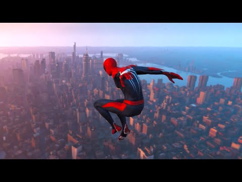 1Hr Free Roam - PS5 Marvel's Spider Man (4K 60fps)
