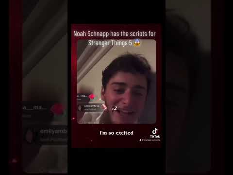 Noah Schnapp Has The Scripts For Stranger Things 5