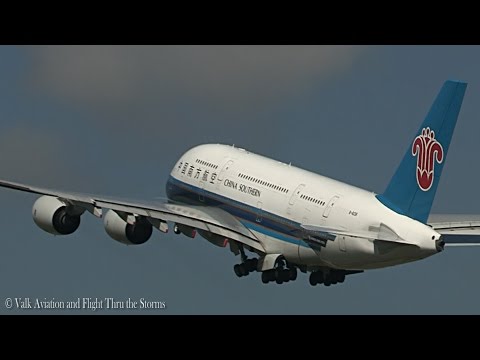 China Southern and Emirates A380 @ RW36L