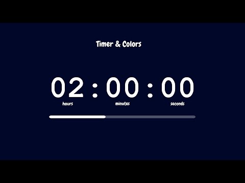 2 Hour Timer |  🌃 Midnight Aesthetic | No Music Countdown