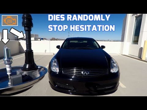 INFINITI G35 💥 NISSAN 350z - Misfire Random P0300 - Ignition Coil and Spark Plugs INSTALL