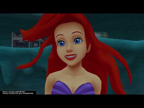 Kingdom Hearts Final Mix (PS4) Cutscene #96 Atlantica Keyhole Sealed