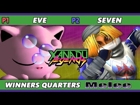Xanadu Legends - eve (Jigglypuff) Vs. Seven (Sheik) Smash Melee - SSBM