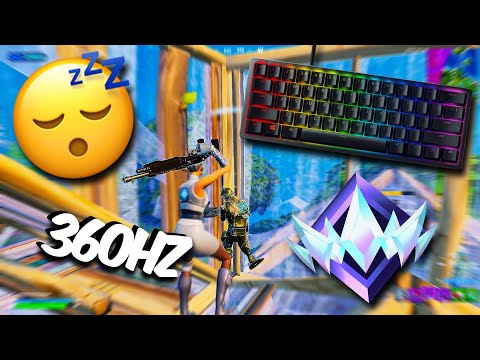 Razer Huntsman Mini ASMR 😴 Unreal Ranked Reload Gameplay 🏆 Satisfying Keyboard Fortnite 360 FPS 4K