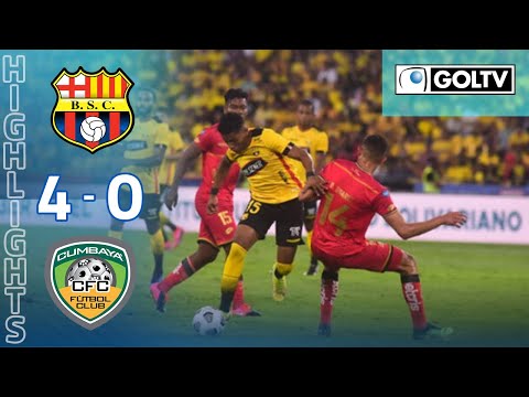 Barcelona goleó y se adjudicó la primera etapa | Barcelona 4 - Cumbayá 0 | Fecha # 15