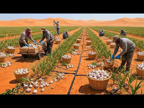 How to Grow Trees in the Desert: The Billion-Dollar Secret of Giant Garlic | 4K resolution