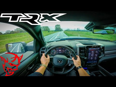 712 Horsepower RAM TRX POV - TEST DRIVE BY DUTCHCARS - GRAZY LOUD EXHAUST