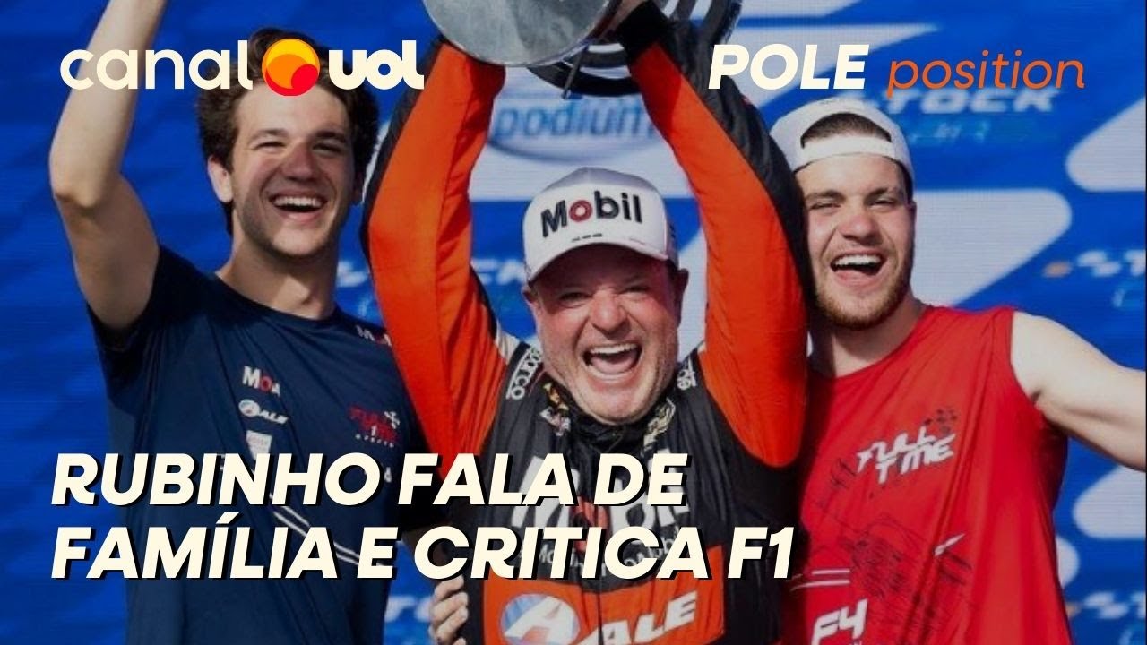 🔴 RUBENS BARRICHELLO FALA DE FILHOS PILOTOS, FAZ CRÍTICA À FÓRMULA 1 E REVELA CONSELHO A 'PRODÍGIO'