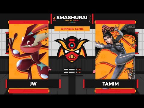 Smashurai: Triforce Dojo - JW (Greninja) Vs. Tamim (Peach/Bayonetta) Winners Semis
