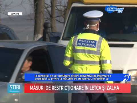 MASURI DE RESTRICTIONARE IN LETCA SI ZALHA