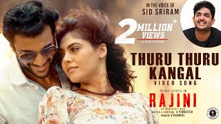 Thuru Thuru Kangal Video Song 4K  Rajini  Vijay Sa