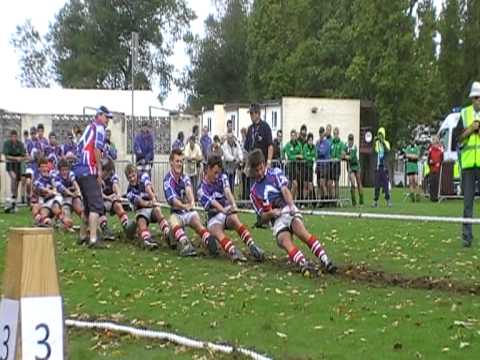 Tug of War European Championships 2011 - Junior 560 final, end 1