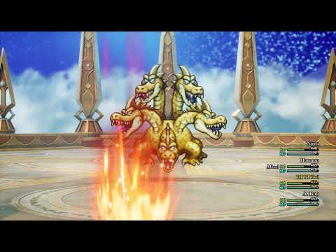 Dragon Quest III HD-2D Remake: Grand Dragon Boss Fight Win in 10 Turns on Draconian Quest Difficulty