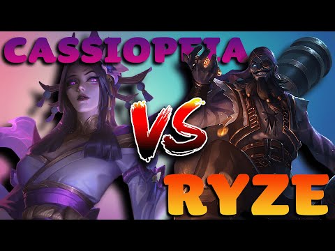 [Best Ryze NA] DESTROYING a Challenger Cassio in Scrims | Season 11 Competitive Mid Ryze Patch 10.24